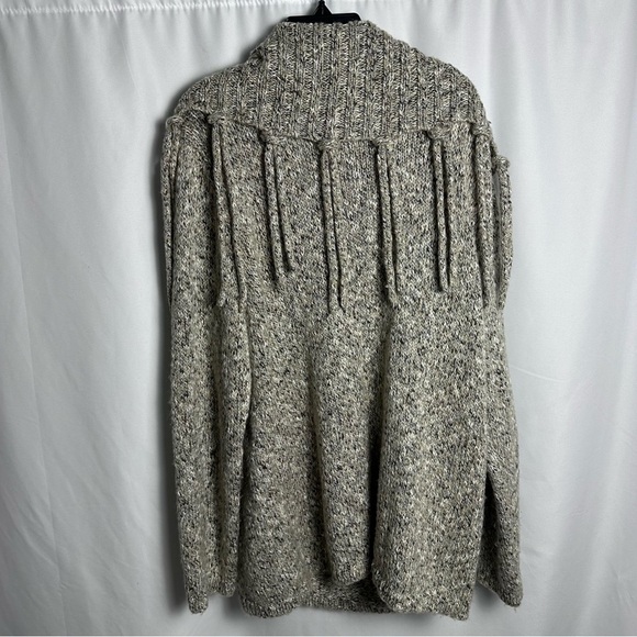 Chico’s Fringed Laurissa Pullover Chunky Knit Sweater Cowl Neck size 3 XL - Picture 6 of 9